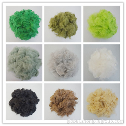 Polyester Staple Fiber Equipment 1.4D DOPE DYED PSF Factory